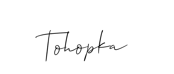 Here are the top 10 professional signature styles for the name Tohopka. These are the best autograph styles you can use for your name. Tohopka signature style 2 images and pictures png