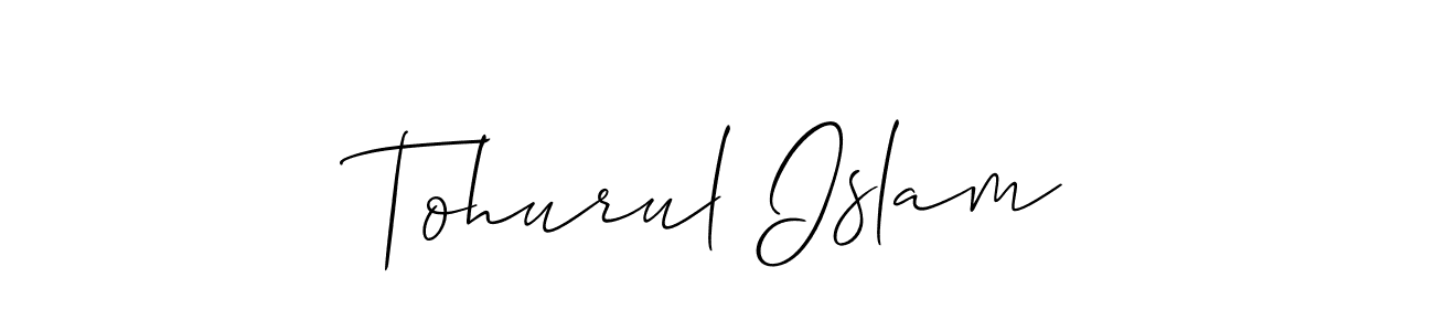 Similarly Allison_Script is the best handwritten signature design. Signature creator online .You can use it as an online autograph creator for name Tohurul Islam. Tohurul Islam signature style 2 images and pictures png