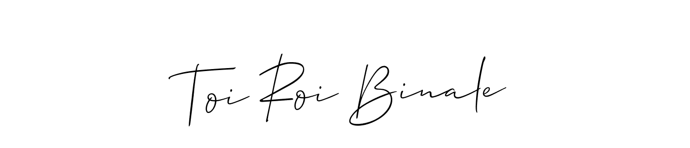 Make a beautiful signature design for name Toi Roi Binale. Use this online signature maker to create a handwritten signature for free. Toi Roi Binale signature style 2 images and pictures png