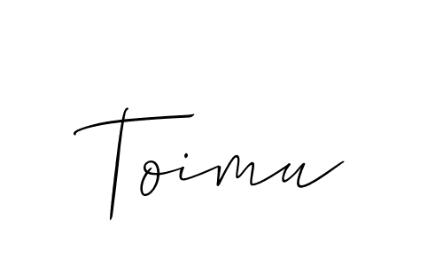 You should practise on your own different ways (Allison_Script) to write your name (Toimu) in signature. don't let someone else do it for you. Toimu signature style 2 images and pictures png