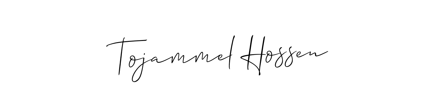 Once you've used our free online signature maker to create your best signature Allison_Script style, it's time to enjoy all of the benefits that Tojammel Hossen name signing documents. Tojammel Hossen signature style 2 images and pictures png