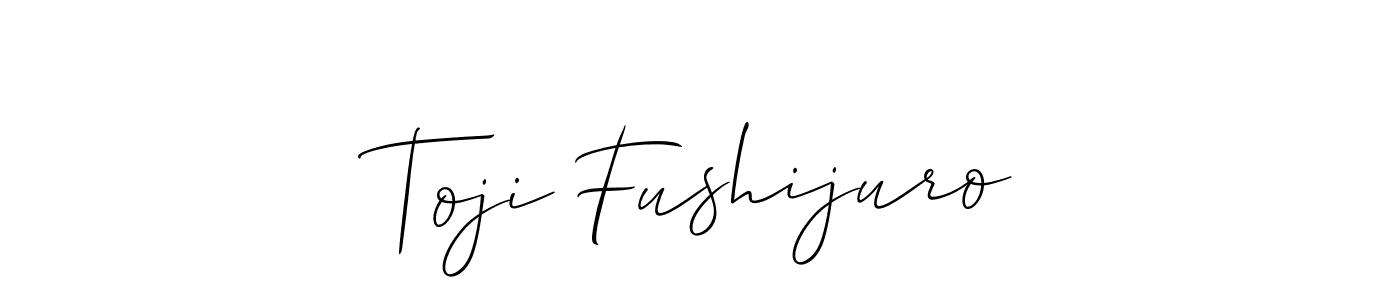 It looks lik you need a new signature style for name Toji Fushijuro. Design unique handwritten (Allison_Script) signature with our free signature maker in just a few clicks. Toji Fushijuro signature style 2 images and pictures png