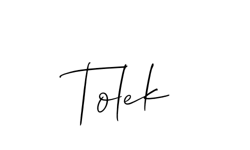 Check out images of Autograph of Tolek name. Actor Tolek Signature Style. Allison_Script is a professional sign style online. Tolek signature style 2 images and pictures png