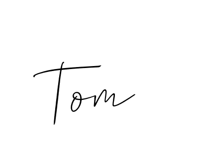 Allison_Script is a professional signature style that is perfect for those who want to add a touch of class to their signature. It is also a great choice for those who want to make their signature more unique. Get Tom  name to fancy signature for free. Tom  signature style 2 images and pictures png