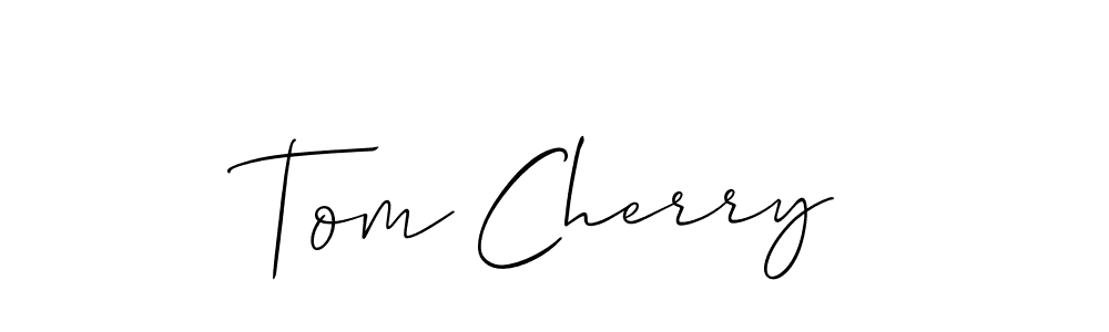 if you are searching for the best signature style for your name Tom Cherry. so please give up your signature search. here we have designed multiple signature styles  using Allison_Script. Tom Cherry signature style 2 images and pictures png