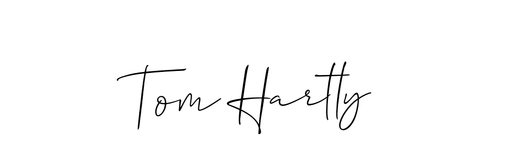 if you are searching for the best signature style for your name Tom Hartly. so please give up your signature search. here we have designed multiple signature styles  using Allison_Script. Tom Hartly signature style 2 images and pictures png