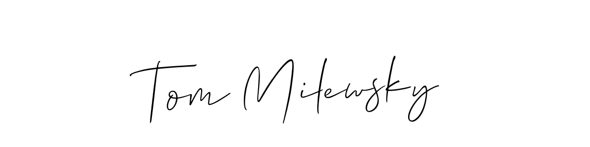 Make a beautiful signature design for name Tom Milewsky. Use this online signature maker to create a handwritten signature for free. Tom Milewsky signature style 2 images and pictures png