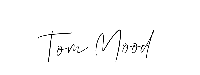 Use a signature maker to create a handwritten signature online. With this signature software, you can design (Allison_Script) your own signature for name Tom Mood. Tom Mood signature style 2 images and pictures png