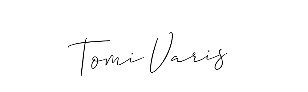 Make a beautiful signature design for name Tomi Varis. Use this online signature maker to create a handwritten signature for free. Tomi Varis signature style 2 images and pictures png