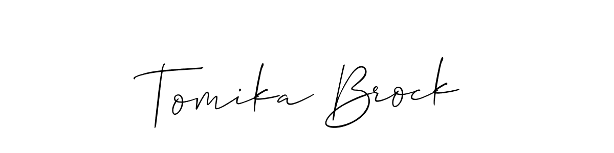 Here are the top 10 professional signature styles for the name Tomika Brock. These are the best autograph styles you can use for your name. Tomika Brock signature style 2 images and pictures png