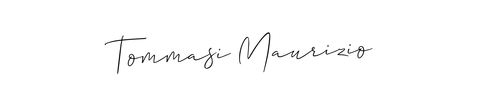 Similarly Allison_Script is the best handwritten signature design. Signature creator online .You can use it as an online autograph creator for name Tommasi Maurizio. Tommasi Maurizio signature style 2 images and pictures png