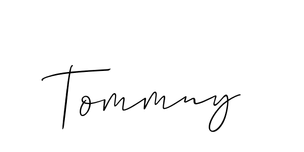 How to Draw Tommny signature style? Allison_Script is a latest design signature styles for name Tommny. Tommny signature style 2 images and pictures png