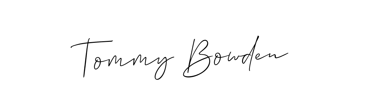 How to Draw Tommy Bowden signature style? Allison_Script is a latest design signature styles for name Tommy Bowden. Tommy Bowden signature style 2 images and pictures png