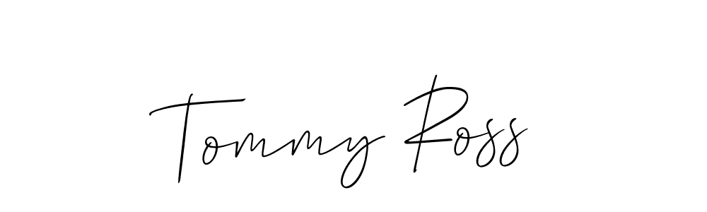 Design your own signature with our free online signature maker. With this signature software, you can create a handwritten (Allison_Script) signature for name Tommy Ross. Tommy Ross signature style 2 images and pictures png