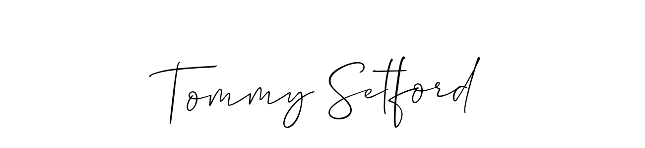 Check out images of Autograph of Tommy Setford name. Actor Tommy Setford Signature Style. Allison_Script is a professional sign style online. Tommy Setford signature style 2 images and pictures png