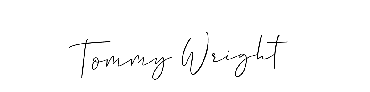 Design your own signature with our free online signature maker. With this signature software, you can create a handwritten (Allison_Script) signature for name Tommy Wright. Tommy Wright signature style 2 images and pictures png