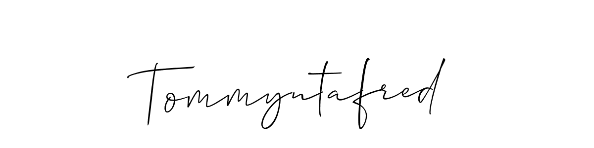 This is the best signature style for the Tommyntafred name. Also you like these signature font (Allison_Script). Mix name signature. Tommyntafred signature style 2 images and pictures png