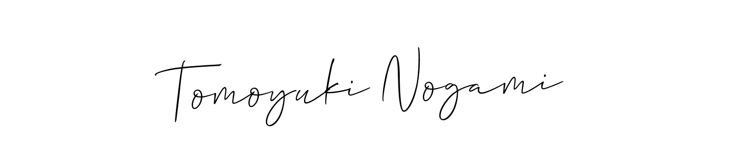 Once you've used our free online signature maker to create your best signature Allison_Script style, it's time to enjoy all of the benefits that Tomoyuki Nogami name signing documents. Tomoyuki Nogami signature style 2 images and pictures png