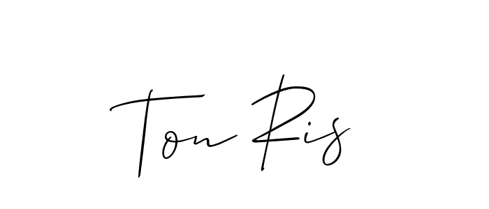 You can use this online signature creator to create a handwritten signature for the name Ton Ris. This is the best online autograph maker. Ton Ris signature style 2 images and pictures png