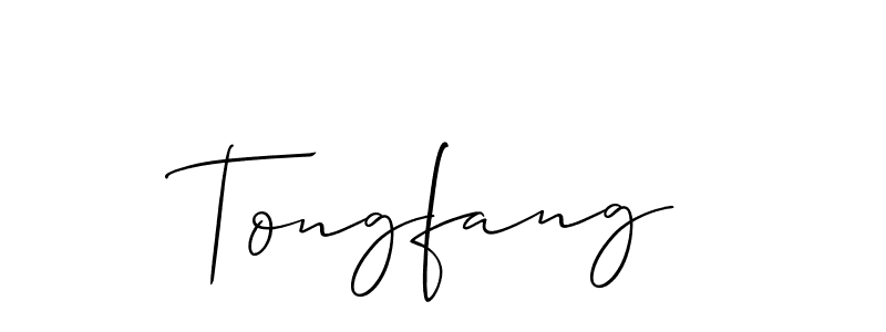 How to Draw Tongfang signature style? Allison_Script is a latest design signature styles for name Tongfang. Tongfang signature style 2 images and pictures png
