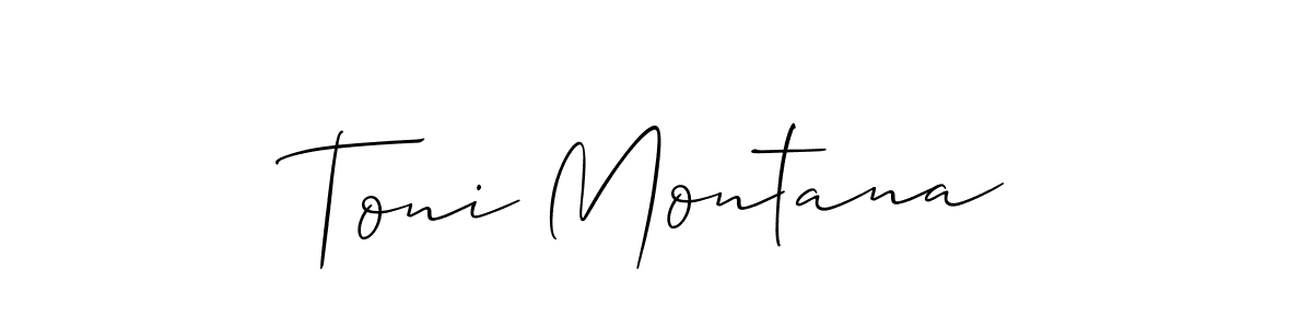 You can use this online signature creator to create a handwritten signature for the name Toni Montana. This is the best online autograph maker. Toni Montana signature style 2 images and pictures png
