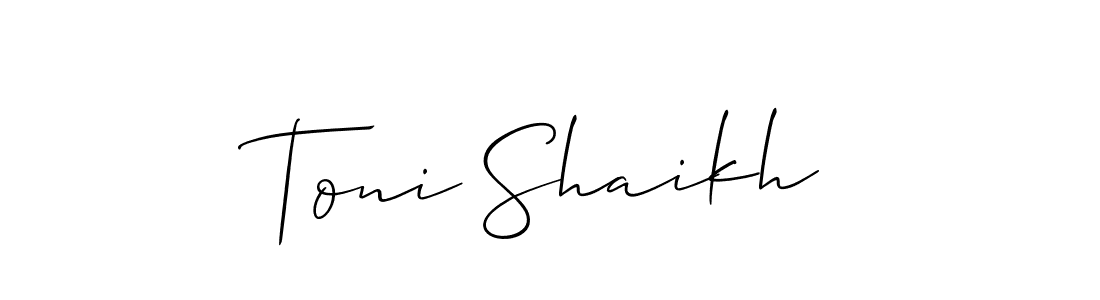 See photos of Toni Shaikh official signature by Spectra . Check more albums & portfolios. Read reviews & check more about Allison_Script font. Toni Shaikh signature style 2 images and pictures png