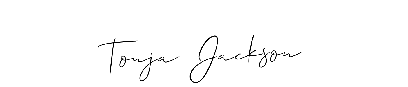 Make a beautiful signature design for name Tonja  Jackson. Use this online signature maker to create a handwritten signature for free. Tonja  Jackson signature style 2 images and pictures png
