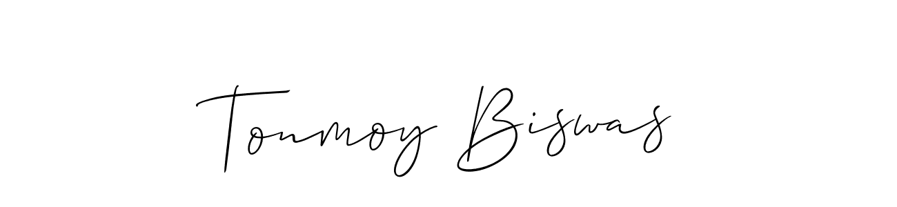 This is the best signature style for the Tonmoy Biswas name. Also you like these signature font (Allison_Script). Mix name signature. Tonmoy Biswas signature style 2 images and pictures png