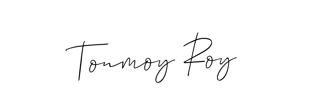 How to make Tonmoy Roy signature? Allison_Script is a professional autograph style. Create handwritten signature for Tonmoy Roy name. Tonmoy Roy signature style 2 images and pictures png