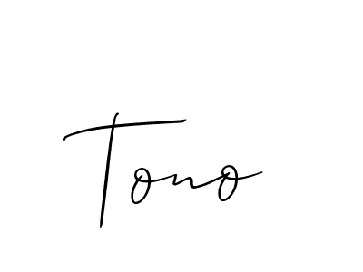 Also You can easily find your signature by using the search form. We will create Tono name handwritten signature images for you free of cost using Allison_Script sign style. Tono signature style 2 images and pictures png