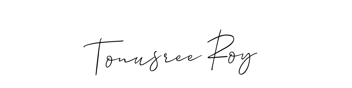 This is the best signature style for the Tonusree Roy name. Also you like these signature font (Allison_Script). Mix name signature. Tonusree Roy signature style 2 images and pictures png