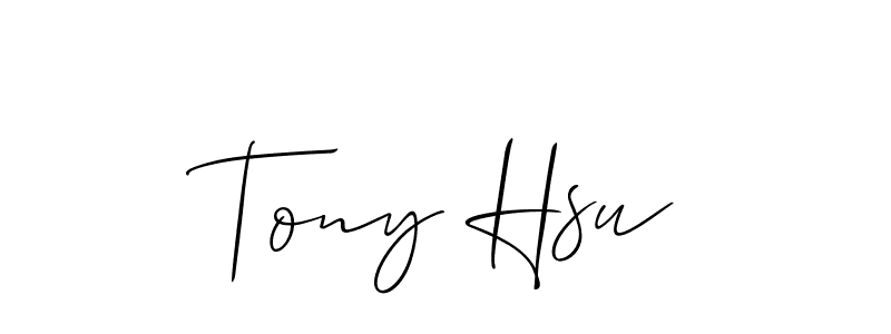 Best and Professional Signature Style for Tony Hsu. Allison_Script Best Signature Style Collection. Tony Hsu signature style 2 images and pictures png