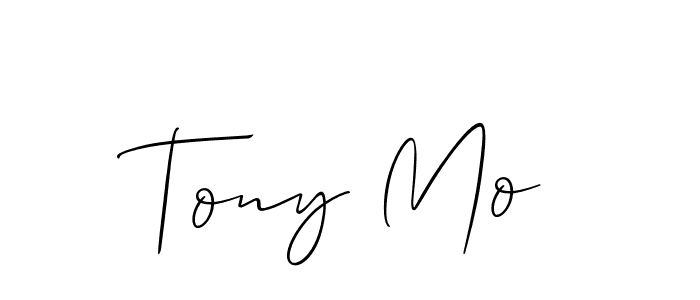How to make Tony Mo name signature. Use Allison_Script style for creating short signs online. This is the latest handwritten sign. Tony Mo signature style 2 images and pictures png