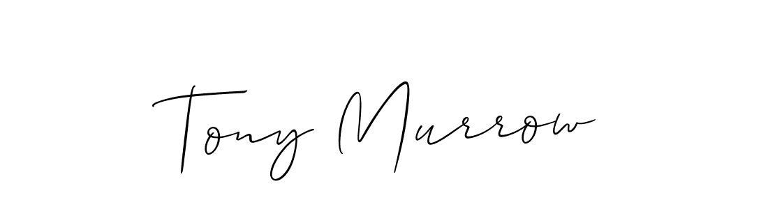 Best and Professional Signature Style for Tony Murrow. Allison_Script Best Signature Style Collection. Tony Murrow signature style 2 images and pictures png