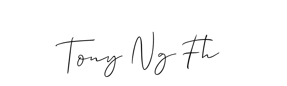 Make a beautiful signature design for name Tony Ng Fh. Use this online signature maker to create a handwritten signature for free. Tony Ng Fh signature style 2 images and pictures png