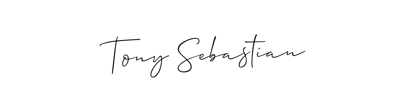 Similarly Allison_Script is the best handwritten signature design. Signature creator online .You can use it as an online autograph creator for name Tony Sebastian. Tony Sebastian signature style 2 images and pictures png