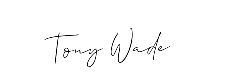 Make a beautiful signature design for name Tony Wade. Use this online signature maker to create a handwritten signature for free. Tony Wade signature style 2 images and pictures png