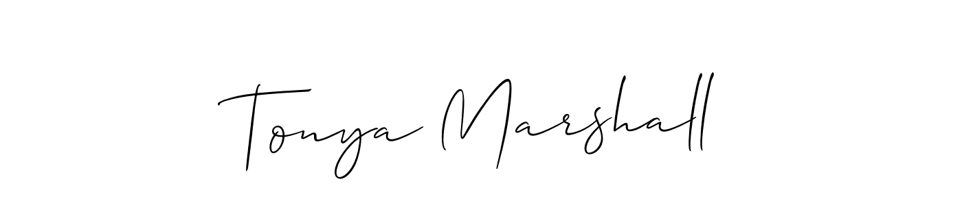 if you are searching for the best signature style for your name Tonya Marshall. so please give up your signature search. here we have designed multiple signature styles  using Allison_Script. Tonya Marshall signature style 2 images and pictures png