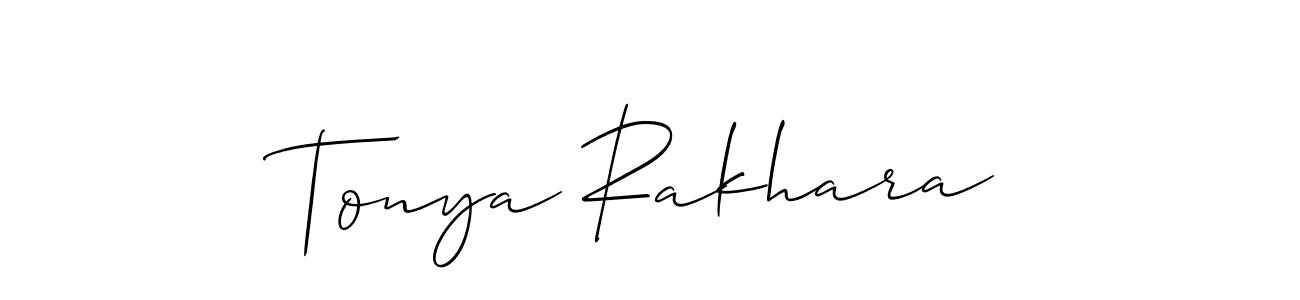 You can use this online signature creator to create a handwritten signature for the name Tonya Rakhara. This is the best online autograph maker. Tonya Rakhara signature style 2 images and pictures png