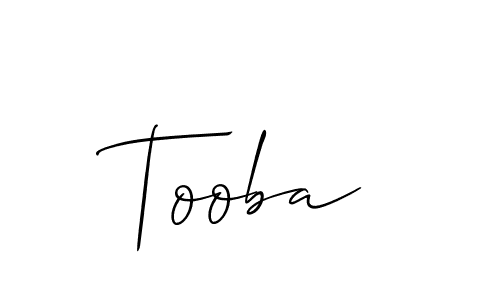 Make a beautiful signature design for name Tooba. Use this online signature maker to create a handwritten signature for free. Tooba signature style 2 images and pictures png