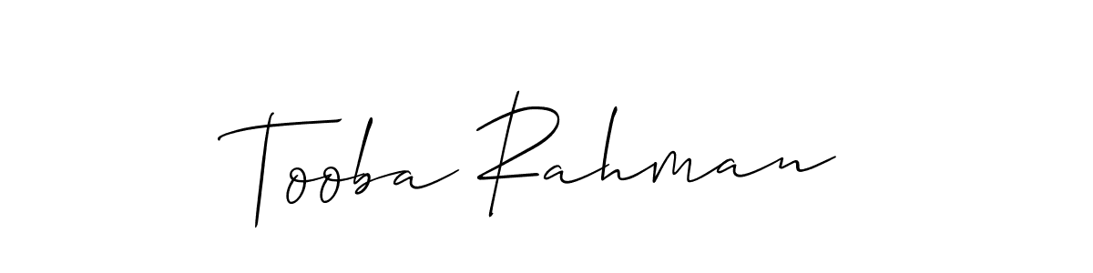 Check out images of Autograph of Tooba Rahman name. Actor Tooba Rahman Signature Style. Allison_Script is a professional sign style online. Tooba Rahman signature style 2 images and pictures png