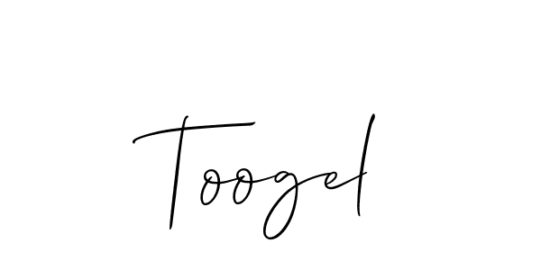 Make a short Toogel signature style. Manage your documents anywhere anytime using Allison_Script. Create and add eSignatures, submit forms, share and send files easily. Toogel signature style 2 images and pictures png