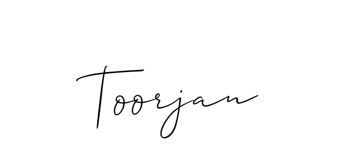 Make a beautiful signature design for name Toorjan. Use this online signature maker to create a handwritten signature for free. Toorjan signature style 2 images and pictures png