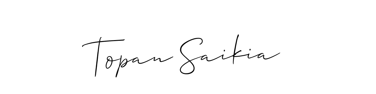 This is the best signature style for the Topan Saikia name. Also you like these signature font (Allison_Script). Mix name signature. Topan Saikia signature style 2 images and pictures png