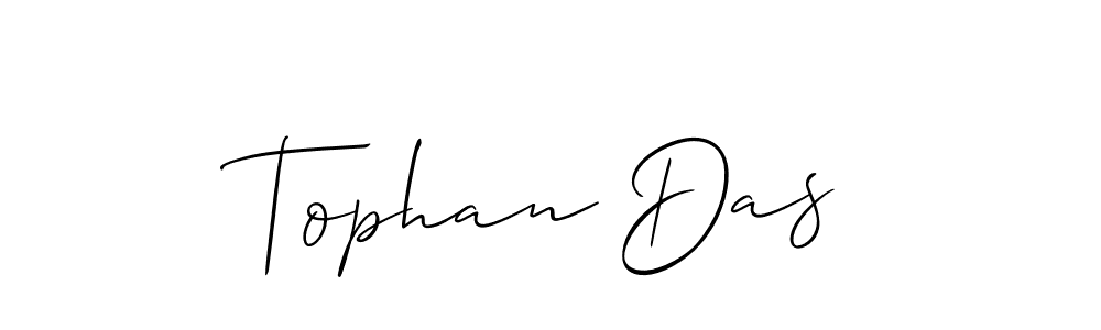 if you are searching for the best signature style for your name Tophan Das. so please give up your signature search. here we have designed multiple signature styles  using Allison_Script. Tophan Das signature style 2 images and pictures png