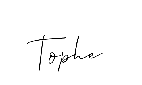 Allison_Script is a professional signature style that is perfect for those who want to add a touch of class to their signature. It is also a great choice for those who want to make their signature more unique. Get Tophe name to fancy signature for free. Tophe signature style 2 images and pictures png