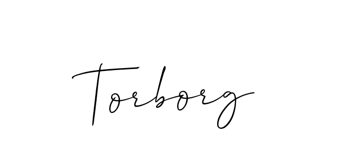 Torborg stylish signature style. Best Handwritten Sign (Allison_Script) for my name. Handwritten Signature Collection Ideas for my name Torborg. Torborg signature style 2 images and pictures png