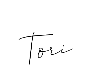 Also we have Tori name is the best signature style. Create professional handwritten signature collection using Allison_Script autograph style. Tori signature style 2 images and pictures png