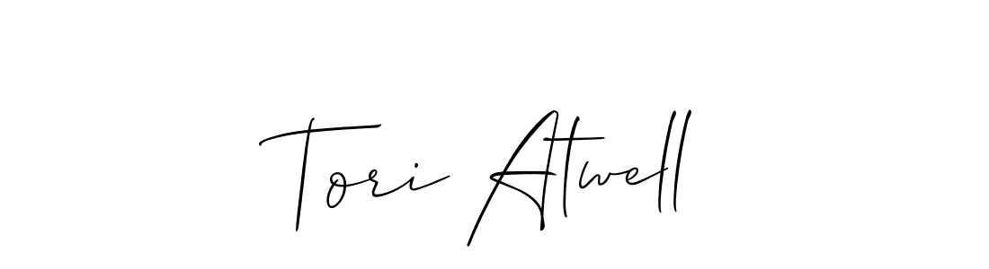 Once you've used our free online signature maker to create your best signature Allison_Script style, it's time to enjoy all of the benefits that Tori Atwell name signing documents. Tori Atwell signature style 2 images and pictures png