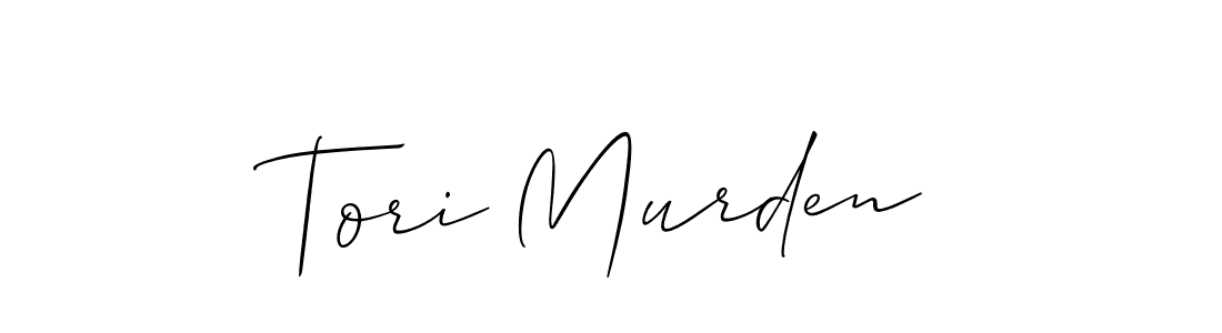 Best and Professional Signature Style for Tori Murden. Allison_Script Best Signature Style Collection. Tori Murden signature style 2 images and pictures png